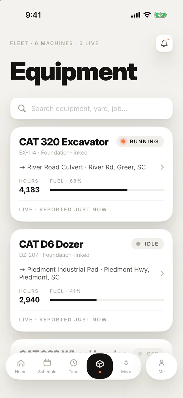 siteOS on iPhone